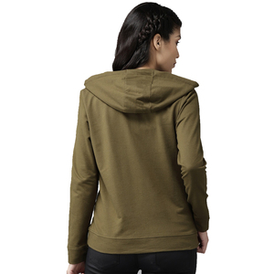 Hoodie sans manches en polaire premium pour un style de vie actif et une mode streetwear décontractée avec poche pour femme - Product Image 5