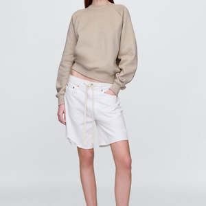 Sudadera de Invierno para Mujer, Tejida, de Felpa, Casual, 100% Algodón, con Logotipo Bordado Personalizado en la Parte Delantera - Product Image 4