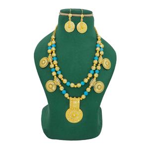 Oman Spécial Designer Plaqué Or Collier pour Femmes Indien Exclusif Designs Omani Vintage Perles Collier Ethnique Dubaï Bijoux - Product Image 2