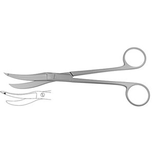Ciseaux à tissus Waldmann 20 cm, instrument médical professionnel, ciseaux à tissus Waldmann 20 cm, usage hospitalier - Product Image 1