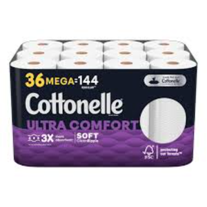 Cottonelle Ultra ComfortCare Toilet Paper (36 Mega Rolls, 268 <b>sheets</b>/roll) - Product Image 5