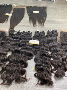 Lot de Cheveux Humains Vietnamiens Non-Remy de Haute Qualité, Double Trame, Densité HD 180%, Livraison Rapide dans le Monde Entier - Product Image 3