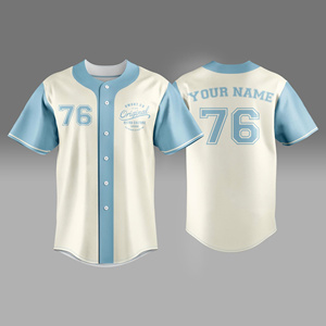 Nueva camiseta de béisbol personalizada con rayas, camisetas de béisbol con nombre y número personalizados para hombres y mujeres, camisetas de béisbol de poliéster para hombres - Product Image 6