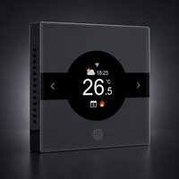 Thermostat intelligent WiFi Tuya SS602H avec écran couleur de 1,28 pouce pour le contrôle des systèmes de chauffage électrique 16A et des chaudières à gaz 3A