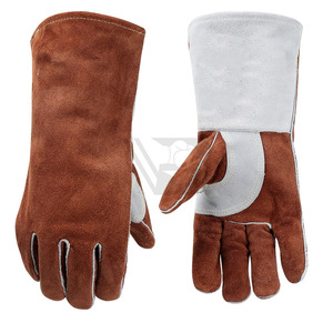 Gants de soudure sur mesure, gants de travail d'hiver en cuir de vachette pleine fleur - Product Image 1