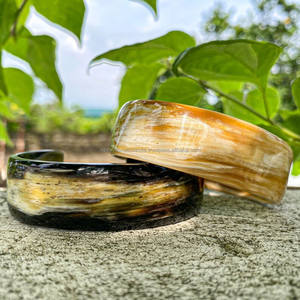 Buffalo Horn Cuff <b>Bracelets</b>: High Quality Handmade Jewelry - Product Image 2