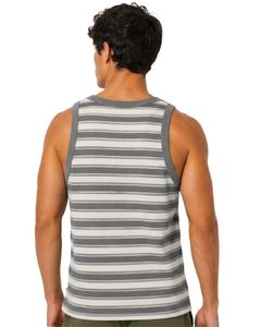 Gray <b>White</b> Striped <b>Men</b> Cotton Tank Top Sleeveless <b>Vest</b> Casual Summer Gym Fitness Shirt Breathable Loose Fit Streetwear Tank Top - Product Image 2