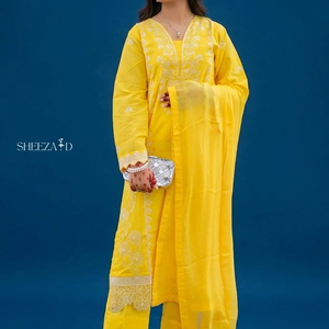 Shalwar Kameez pakistanais prêt-à-porter, robe décontractée, tenue formelle, Shalwar Kameez pakistanais de luxe - Product Image 1
