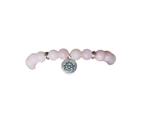 Pulsera de cuentas chapada en rodio de latón-Joyería de moda de yoga para mujer/Unisex-Regalo de estilo romántico y ocasión de boda - Product Image 4