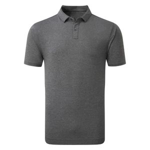 Men's Short Sleeve <b>Polo</b> Shirt Solid Color Casual Woven Oxford Fabric Regular Fit Button Design Breathable Custom Logo - Product Image 5