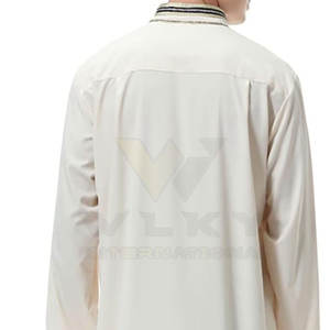 Nueva llegada, mejor material, túnica musulmana para hombre, ropa islámica, túnica musulmana para hombre con MOQ bajo. - Product Image 4