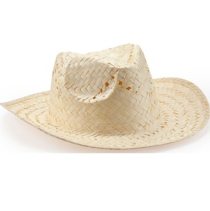 Sombrero de Vaquero de Paja Natural con Orificios de Ventilación de Hoja de Palma, Banda Interior, Logotipo Personalizado, Unisex, Precio Económico, Venta al Por Mayor - Product Image 6