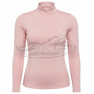 Haut de performance polyvalent pour l'équitation toutes saisons pour femme – Sous-couche d'entraînement équestre - Product Image 1