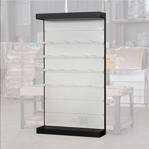 Étagères de supermarché métalliques à simple face, légères - Installation facile, OEM accepté - Product Image 1