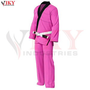 Trajes de Judo Rosa para Mujer, Transpirables, 100% Algodón, Ropa de Artes Marciales con Movimiento Fácil, Uniforme al por Mayor, Trajes de Judo Ligeros - Product Image 3