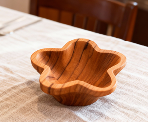 Handcrafted Wooden <b>Bowls</b> for Food Natural Wood Serving <b>Bowl</b> Handmade Kitchen Dining Table Salad Fruit <b>Snack</b> <b>Bowl</b> - Product Image 6
