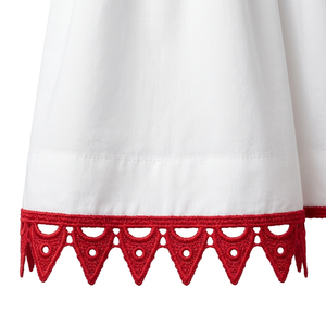 Factory Direct 10mm <b>Red</b> Guipure GPO Lace Trim 20 Meter Packing for Kurti Borders <b>Blouse</b> Sleeves Gift Wrapping Craft Sewing Decor - Product Image 2
