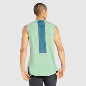Wholesale New Arrival Men's Plus Size Casual Breathable Fitness Tank Tops Summer Cotton with Custom Printing Stylish Affordable - Product Image 4