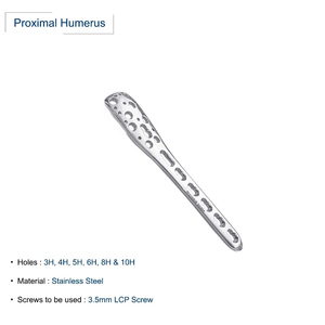 Juego de Placas para Húmero Proximal, 6 Piezas, Implante Ortopédico Veterinario de Acero Inoxidable - Product Image 3
