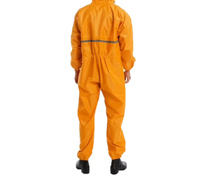 High quality Factory Supply Adult Outdoor Waterproof Fabric Rain Suit Rain Jacket with Customized Logo Printing for Outdoor - Product Image 3