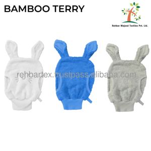 Gants de bain en coton de luxe 100% de haute qualité Style moderne extra doux et durable pour un usage domestique - Product Image 2