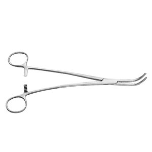 Pinzas para Conductos Quísticos Verdes de 8 1/2 pulgadas (21.6 cm), Instrumentos Quirúrgicos Delicados para Pinzar Conductos Quísticos, Acero Inoxidable de Alta Calidad - Product Image 1