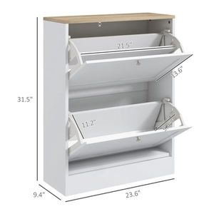 Shoe Storage Cabinet with Organisers for Storing and Organizing Shoes - Product Image 3