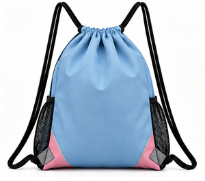 Sac à dos en polyester premium avec cordon de serrage, léger, idéal pour la gym, le sport, les voyages, l'école, les événements, le rangement de cadeaux, vente en gros de bijoux - Product Image 4