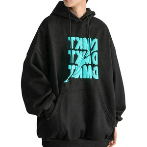 Hoodie en coton 100% 400GSM, finition premium, impression en relief, logo personnalisé, streetwear, coupe ample, qualité supérieure - Product Image 4