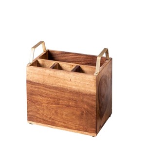 Direct Factory Supply Multipurpose Wooden Spoon Holder for <b>Kitchen</b> Countertop <b>Storage</b> Available for Wholesale Supply - Product Image 4