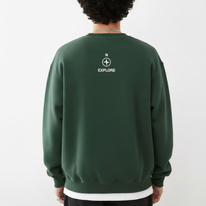 Sweat-shirt épais pour homme, pour un usage quotidien décontracté, avec un design moderne et simple, coupe confortable et sensation de chaleur pour les journées fraîches - Product Image 2