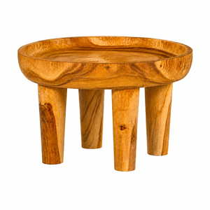 Wholesale Premium <b>Solid</b> Suar <b>Wood</b> Modern Organic Vessel Coffee Table Honey Finish 4-Leg Sculpt Living Room Furniture - Product Image 3