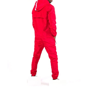 Survêtement coupe-vent pour homme, veste et pantalon légers, coupe confortable, tissu respirant, tenue d'entraînement élégante - Product Image 6