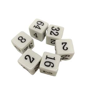 Cubo de Dobleación de Resina Premium para Backgammon, Personalizable, Color a Elección, D6 de 25mm, Directo de Fábrica, Cubos de Dobleación Clásicos para Juegos de Mesa - Product Image 2