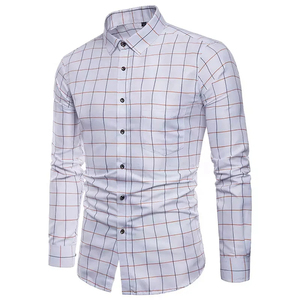 Chemises habillées à coupe classique, service OEM, manches longues, 100% coton, décontractées, boutonnées, prix abordable très populaire - Product Image 4