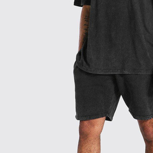 Top Selling Man Custom Jogging Training Wear Flexible Fit Velour <b>Twins</b> <b>Set</b> Shorts Tracksuits Private Label 2 Pieces Shorts <b>Sets</b> - Product Image 5