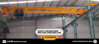 Pont roulant à double poutre de 10 tonnes, haute qualité, usage intensif, avec palan à câble, fabricant INOVIC CRM, Inde |   Grue industrielle