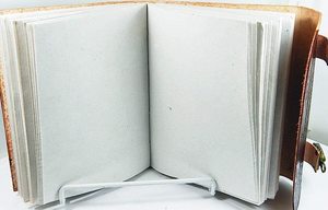 Six Stone Vintage Leather Handmade Diary Planner Journal Personalized <b>A5</b> Gift <b>Notebook</b> - Product Image 2