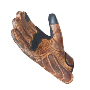 Guantes de Motocicleta de Cuero Clásico Auténtico, Precio de Fábrica al Por Mayor, del Mejor Fabricante, Alta Calidad - Product Image 5
