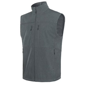 Nouveau design, meilleure qualité, gilet softshell multi-poches pour homme, chaud, de haute qualité, pour le golf, la course à pied, la randonnée, gilets de sport - Product Image 4