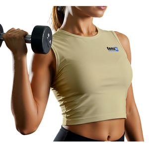 Sublimación de logotipo personalizado OEM ODM Poliéster Spandex Mujeres Activewear Impresión de secado rápido Entrenamiento Ropa de gimnasio Camiseta sin mangas - Product Image 4