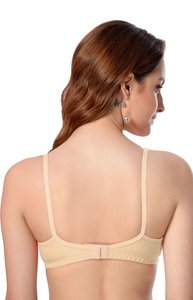 Sujetador de algodón sin relleno, suave y transpirable, para uso diario, sin aros, lencería femenina, venta al por mayor, OEM, ODM, sujetador de poliéster y algodón. - Product Image 4