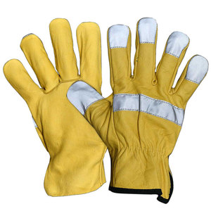 Guantes de Cuero Tácticos Resistentes a Cortes, con Pantalla Táctil, Dedos Completos, Impermeables, de Seguridad - Product Image 4