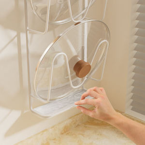 Étagère de rangement murale en fer à double niveau pour cuisine, gain de place, support moderne pour armoire, personnalisation OEM disponible - Product Image 3