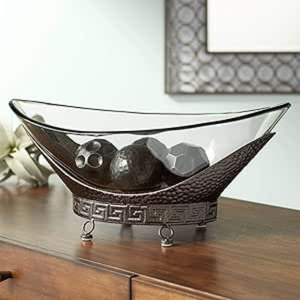 ชามเสิร์ฟอาหารและช็อกโกแลตสุดหรูหรา ดีไซน์โดดเด่นไม่ซ้ำใคร ผลิตจากทองเหลืองเคลือบผิวโบราณ ให้ลุคสวยงามสง่างาม เหมาะสำหรับใช้ในบ้าน โรงแรม หรือร้านอาหาร - Product Image 5