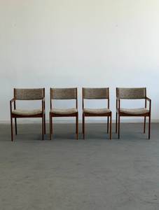 Chaise de salle à manger en bois massif nordique, siège et dossier rembourrés, mobilier minimaliste moderne pour la maison et les restaurants - Product Image 4
