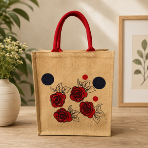 Eco Friendly Jute <b>Bag</b> Reusable Shopping Tote Durable Handmade Multipurpose Carry <b>Bag</b> with Strong Handles Stylish Design Custom - Product Image 2