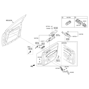 Nouveaux interrupteurs et commandes Sportage 93570D9220FHV - Product Image 2