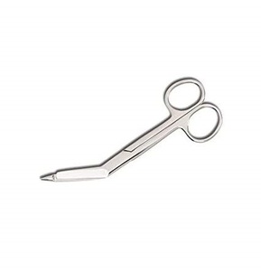 Ciseaux à pansements manuels en acier inoxydable de qualité supérieure pour hôpitaux, soins intensifs, premiers secours, cliniques, urgences médicales, soins infirmiers et traumatismes - Product Image 3