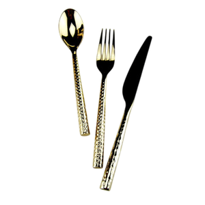 Accent Luxury Brass Cutlery Set Stainless Steel Flatware Spoon Fork Knife Set for Hotel <b>Kitchen</b> Restaurant Table Use - Product Image 1